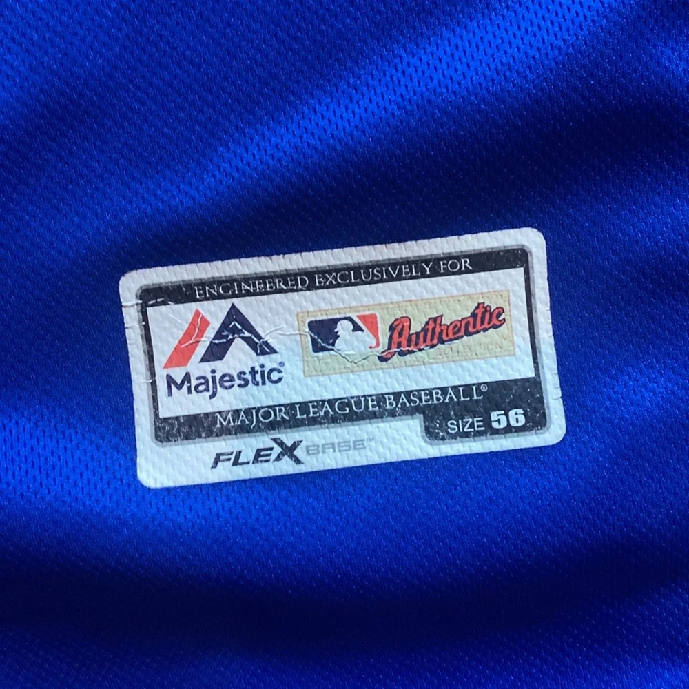 Majestic Cody Bellinger size 56 Blue Dodgers Jersey with Red Accents - Picture 3 of 4